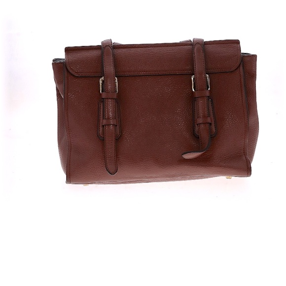 BCBG Max Azria Brown Satchel Handbag EUC - Picture 3 of 5